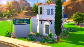 MINI MEDITERRANEAN || The Sims 4 Speed Build