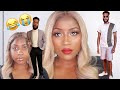 My male friend does my make up voiceover | I CANNOT! *HILARIOUS*