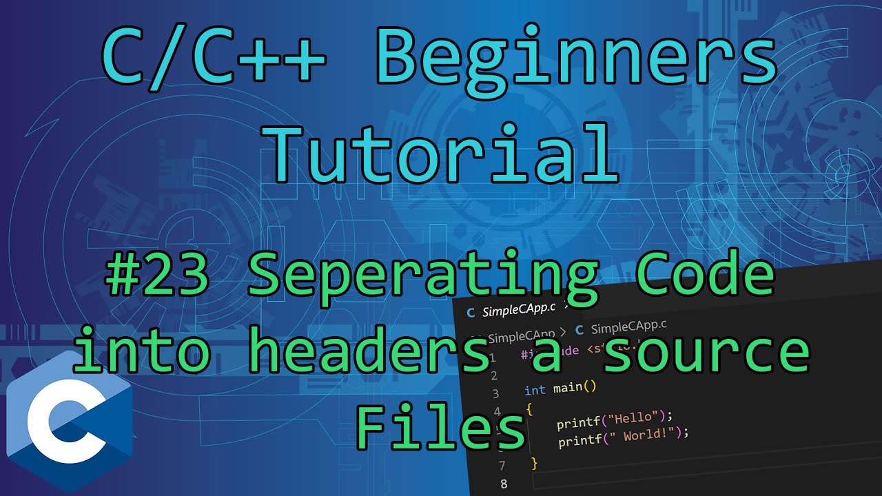 0x17 - Seperating Code into Source and Header Files (INI Parsing) | C ...