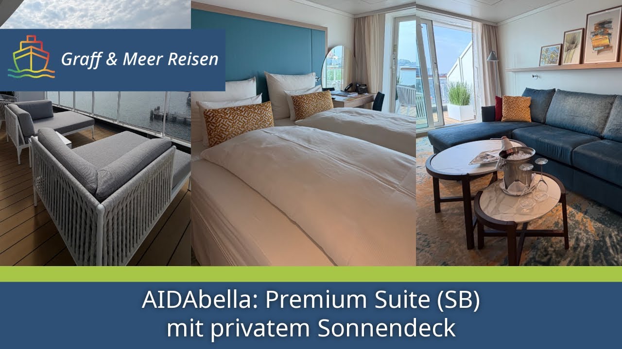 AIDAbella: Aus zwei wird eins! - Premium Suite mit privatem Sonnendeck (SB)