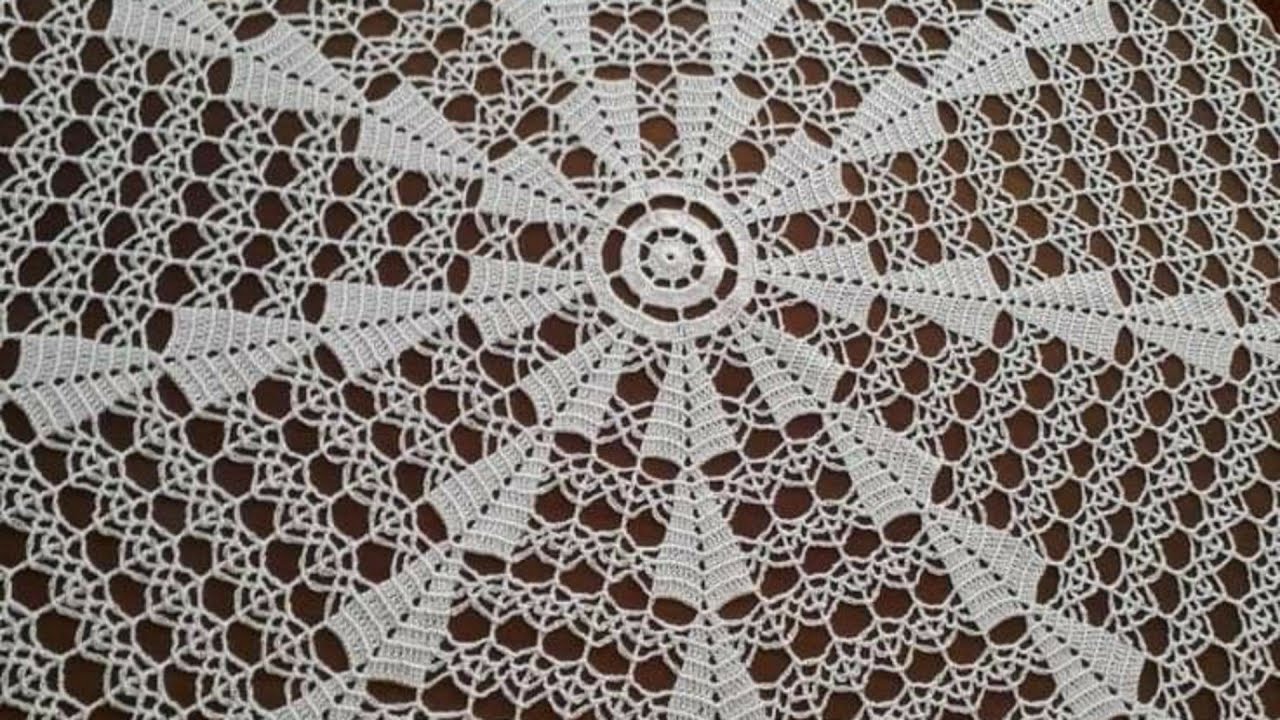 كروشيه غطاء الصينية سهل ونتيجة رااائعة/تقدرو ديروه ناب. للطبلة