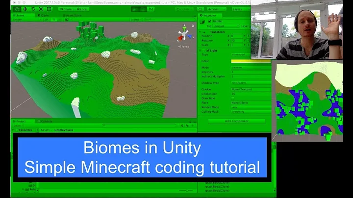 Minecraft Tutorial in Unity: biomes