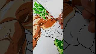 DOMS vs Ohuhu | Drawing Broly Part-1 #shorts #broly #dragonballz
