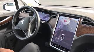 how to autopark tesla model x