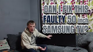 I Drove 250 Miles To Buy A BROKEN Samsung 4k TV But Can I Fix It?