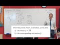 Vector Concepts and Calculations