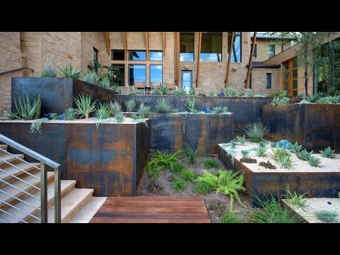 Beautiful Corten Steel Planters Shaped And Inspired By Nature
