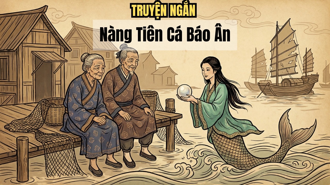 Gia Đình Ngư Phủ Đổi Đời Nhờ Cứu Được Nàng Tiên Cá Và Cái Kết Đắng Cho Kẻ Tham Lam