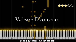 Valzer Damore - Jason Fervento (Piano Tutorial)