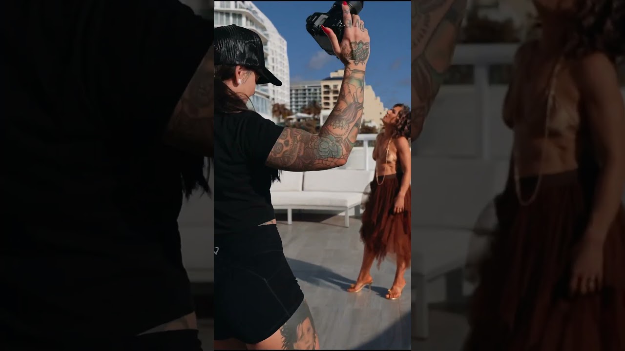 Six Pack Chick client retreat photo shoot in Fort Lauderdale - Behind the scenes 