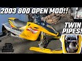 2003 SKI-DOO 800 OPEN MOD RACE SLED! 620 ORIGINAL MILES IN LIKE NEW CONDITION!