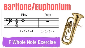 F Whole Note Exercise - Baritone/Euphonium