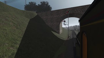 Trainz TRS2019 Wansbeck Branch Cab View Arrival at Reedsmouth Jcn