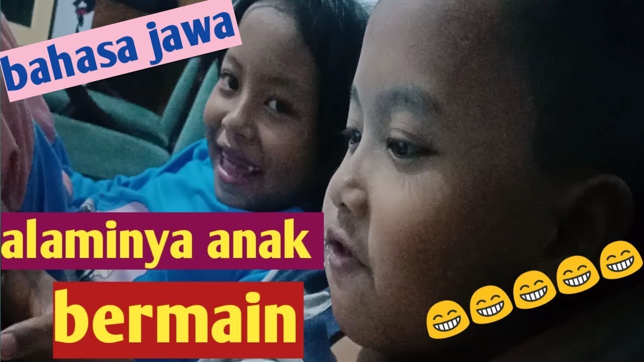 Anak Kecil Lucu Ngomong Bahasa Jawa Alaminya Anak Berbicara