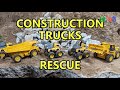Monster Truck Rescues Construction Trucks - Ultimate Rescue After Landslide - Part 2 | Kids Toys