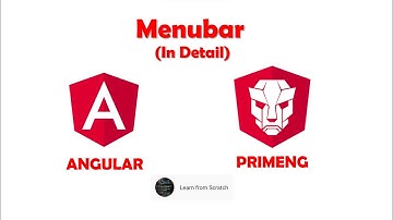 PrimeNG Menubar Component - Angular