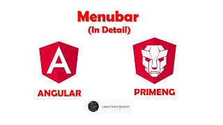 PrimeNG Menubar Component - Angular