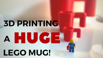I made a HUGE Lego Mug with 3D Printing!