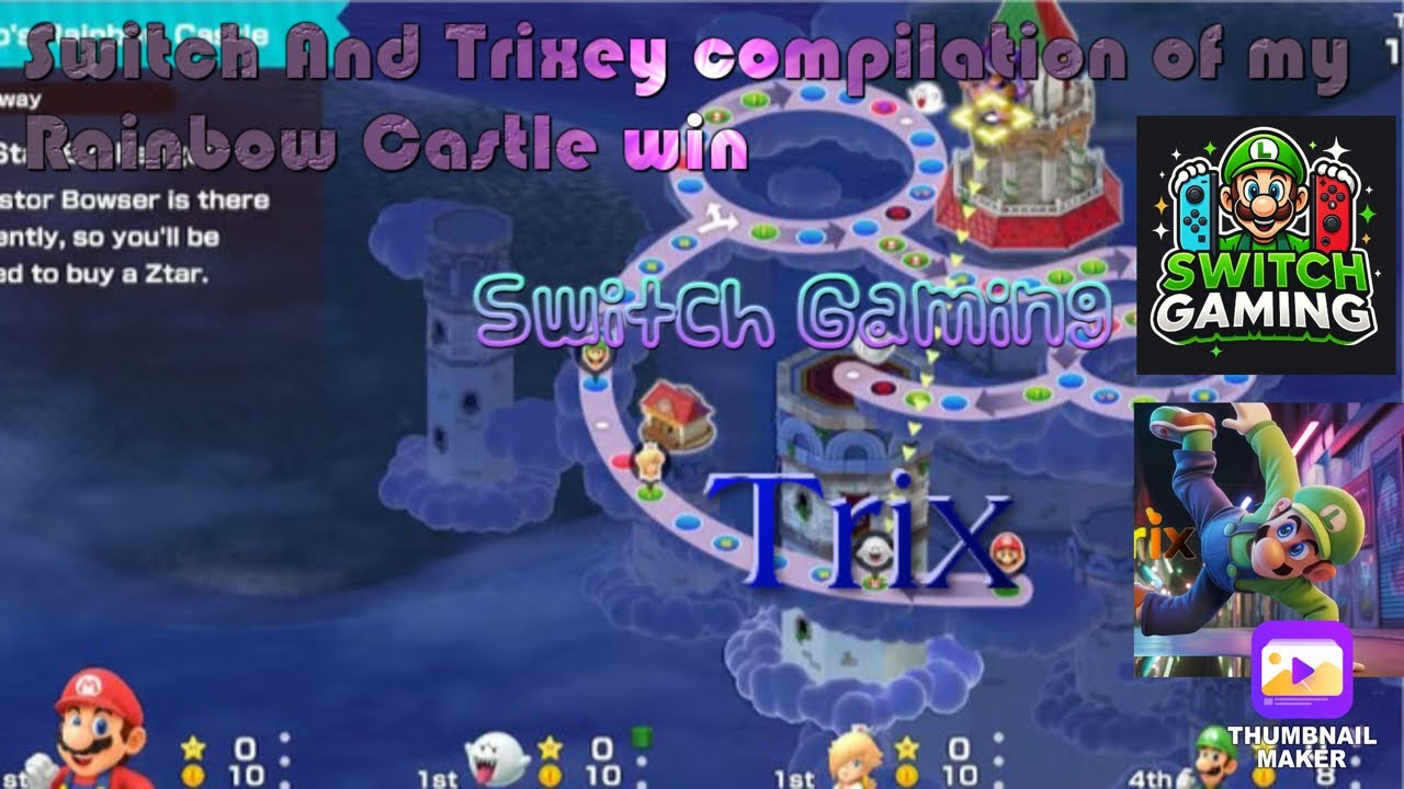 @SwitchGaming2017 @BoxofTrix2022 compilation of my huge Rainbow Castle Win 