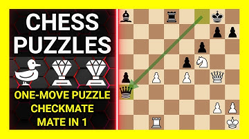 Chess Puzzles to Practice. Themes: One-move puzzle, Checkmate, Mate in 1. Learn Chess