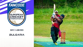 🔴 FanCode ECI Bulgaria, 2023 | Day 2 | T10 Live International Cricket | European Cricket