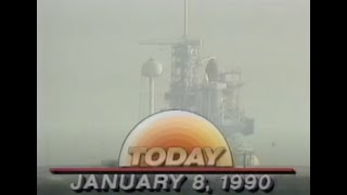 Deborah Norville's First Today from central time zone January 8 1990