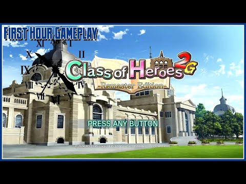 Class of Heroes 2G Remaster Edition | First Hour Gameplay