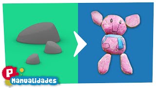 ? MANUALIDADES fáciles para niños con PIEDRAS [ 3 minutos ] | DIY de POCOYO en 5 minutos