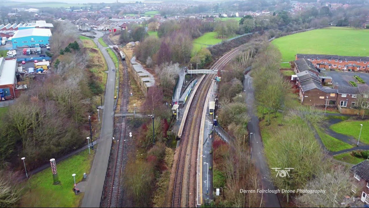 Flyover from  Newton Aycliffe to Shildon Tunnel Train