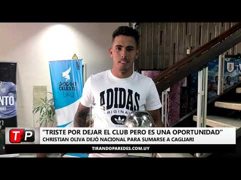 Christian Oliva: “Triste por dejar Nacional pero es una oportunidad grande”