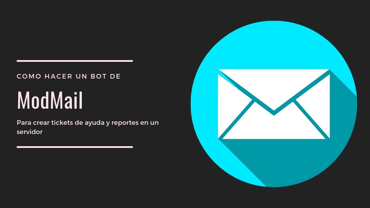 Cómo crear un BOT de SOPORTE en Discord gratis – ModMail