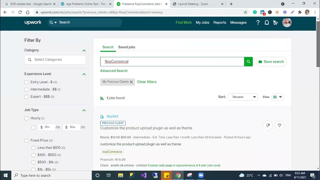 How to see client's name on Upwork and previous client's job post on Upwork. - YouTube