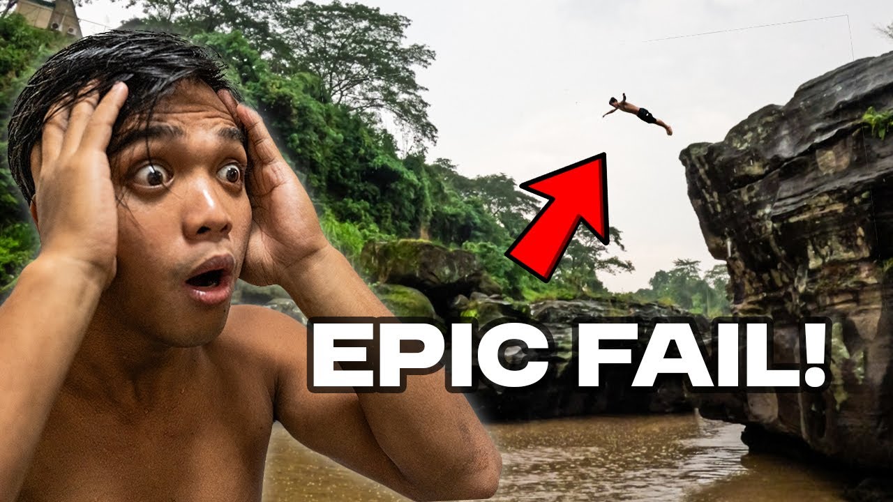 Cliff Diving FAIL sa Pinakamataas na Falls sa Cavite!