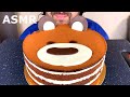 ASMR EATING CHOCOLATE CAKE BEAR MUKBANG (EATING SOUNDS) EATING SHOW