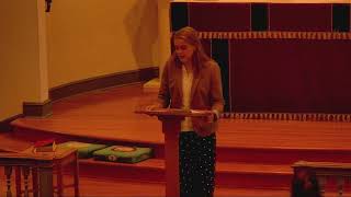 Sixth Form Chapel Talk - Sabrina Harman '26