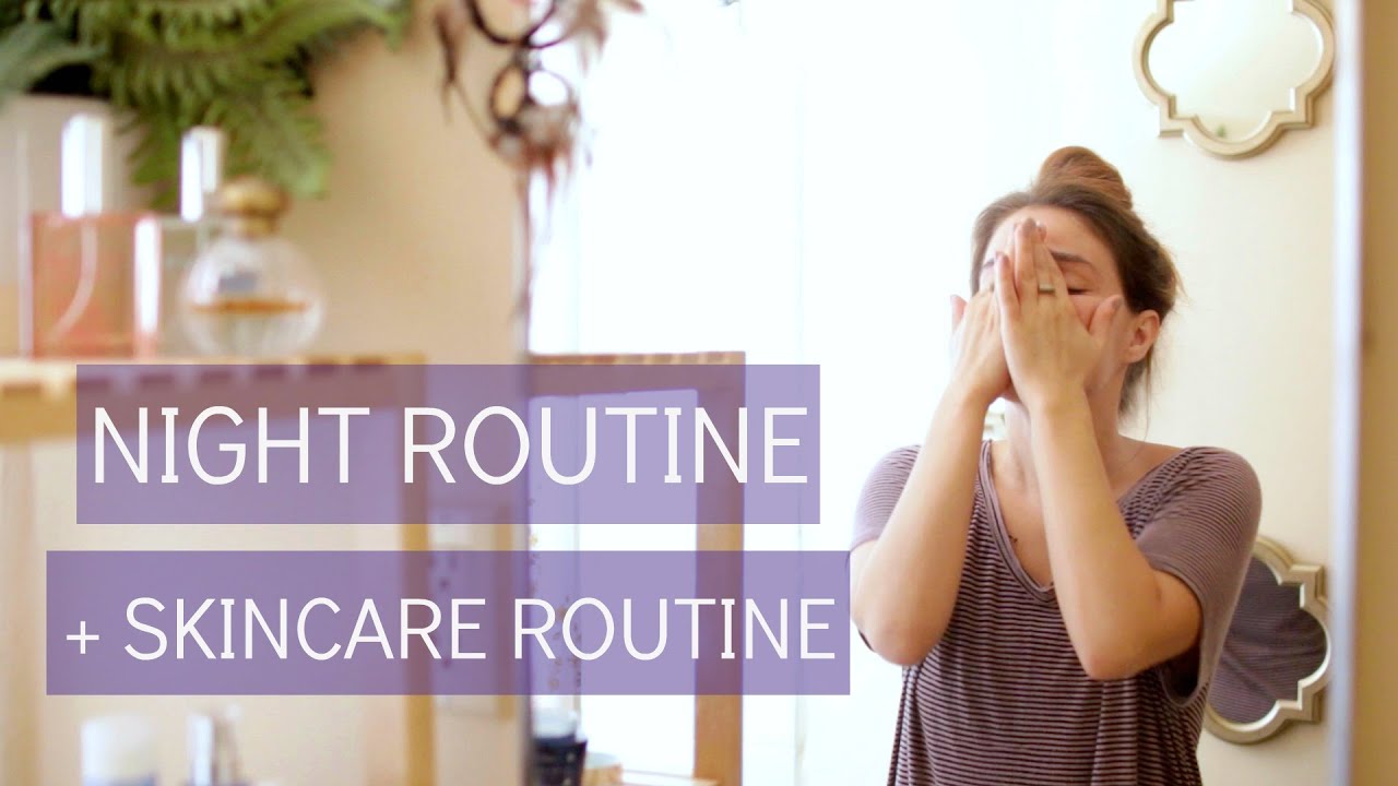 Night Routine + French Skincare Routine - Vichy Products Review