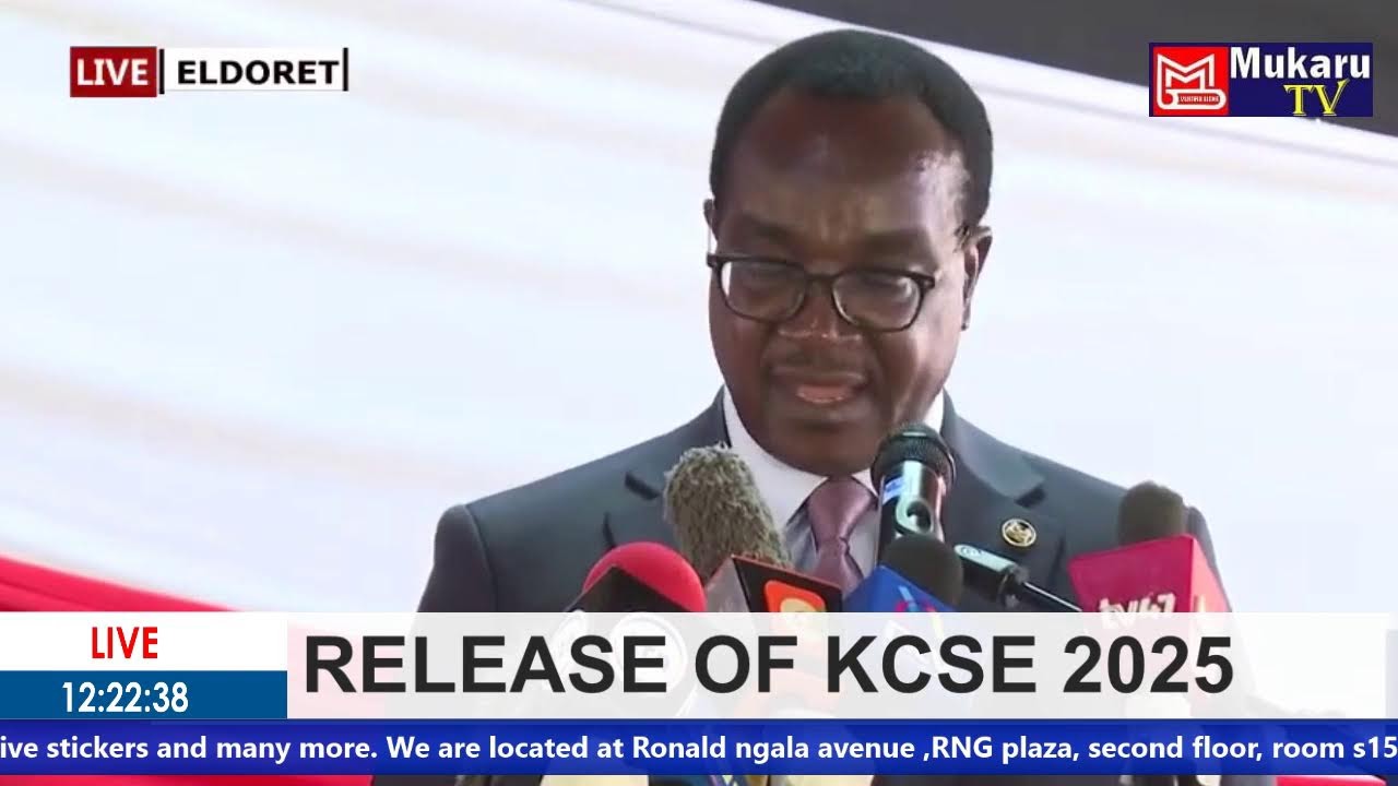 RELEASE OF KCSE 2025