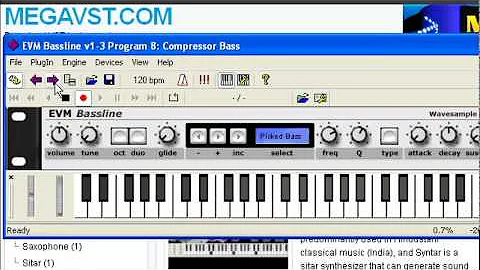 EVM Bassline - Free VST Instrument Demo