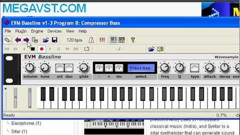 EVM Bassline - Free VST Instrument Demo