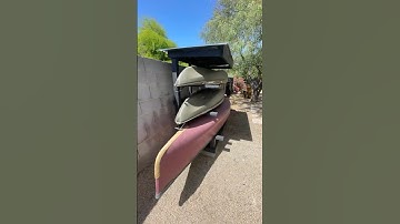 Building a freestanding Kayak/Canoe rack. Build plans available! 🍊 #kayak #canoekayak #diy