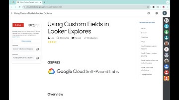 Using Custom Fields in Looker Explores || #qwiklabs || #GSP983 ||  [With Explanation🗣️]