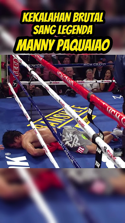 BRUTAL DEFEAT OF THE LEGEND #mannypacquiao #boxing