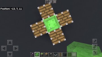 How to make a rocket in Minecraft using slime block