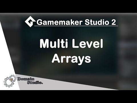 Gamemaker Studio 2 Multi Level Arrays