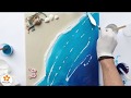 Strand Bild malen (1/3) | Resin Art Tutorial (Deutsch)