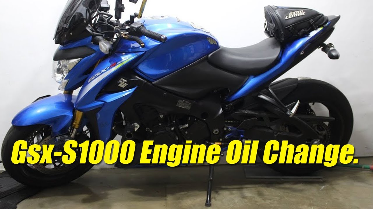 How To Service Oil On Gsx S1000 Youtube