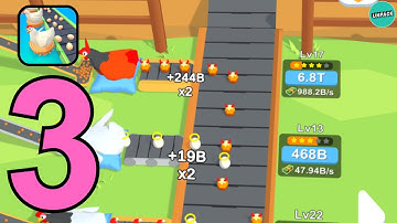 Idle Egg Factory-Gameplay Walkthrough Part 3(iOS, Android)#simulationgames