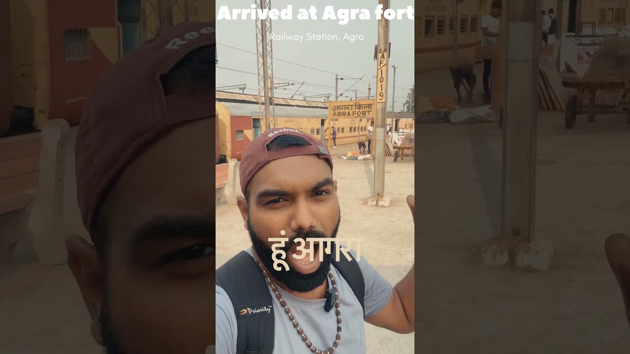 Agra Fort from Agra Fort Railway Station — What a View! 
