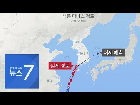 모처럼 절반 맞춘 기상청 미국 일본 틀린 태풍경로 예측해내 