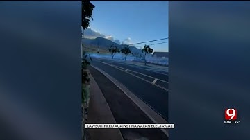 Lawsuit Filed After Video Shows Power Lines On Fire Prior To Hawaii Wildfires